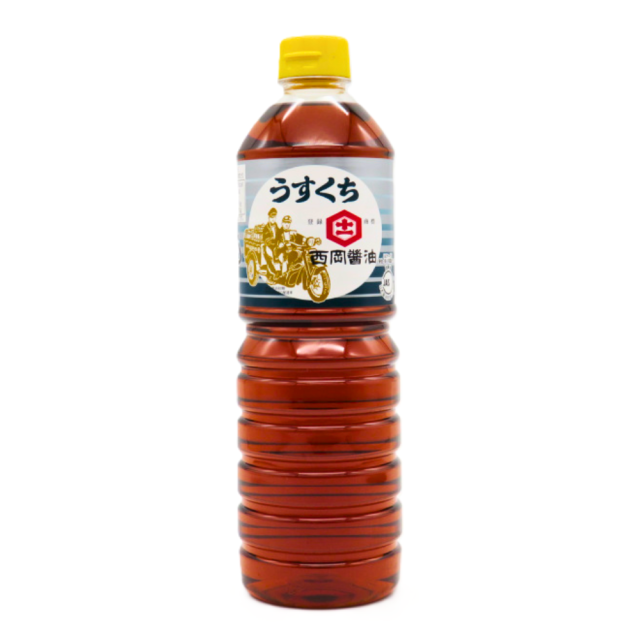 西岡醤油のうすくち醤油1リットル
