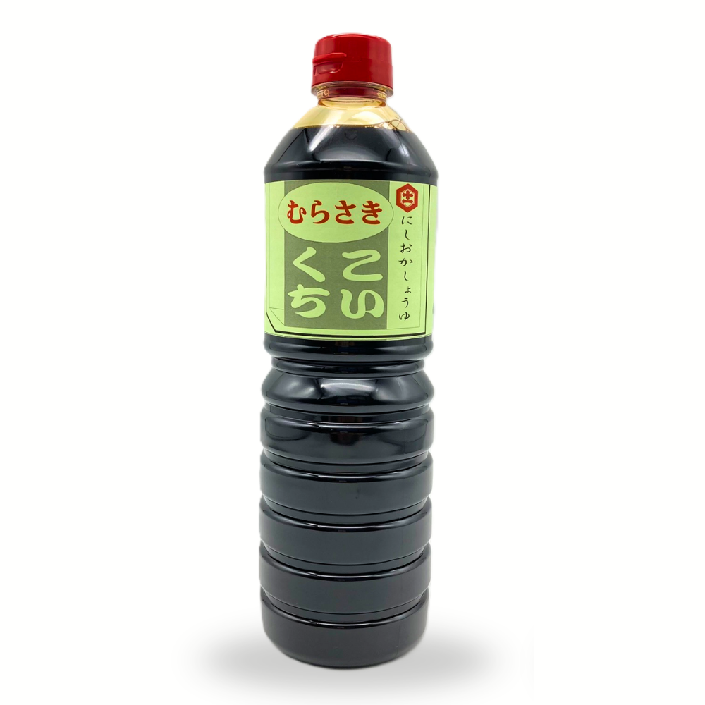 西岡醤油の『むらさき』こいくち醤油1リットル