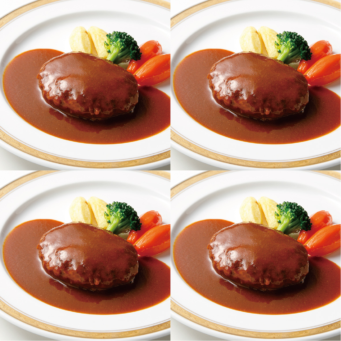 煮込みハンバーグ【4個セット】（冷凍）