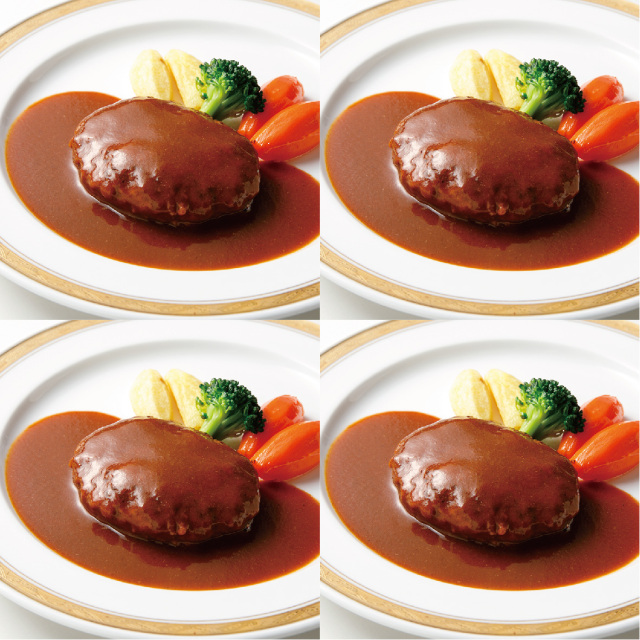 煮込みハンバーグ【4個セット】（冷凍）