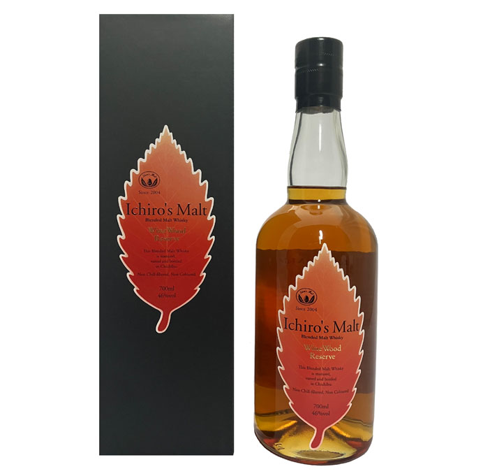 三陽物産 イチローズ　ワインウッドリーフ　46度 700ml