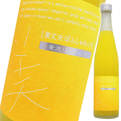 リキュール 浜川商店 美丈夫 ぽんしゅわっ! ! 500ml 【リキュール】浜川商店 美丈夫(びじょうふ) ぽんかんしゅわっ! ! 500ml