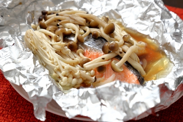 シャケのホイル焼き