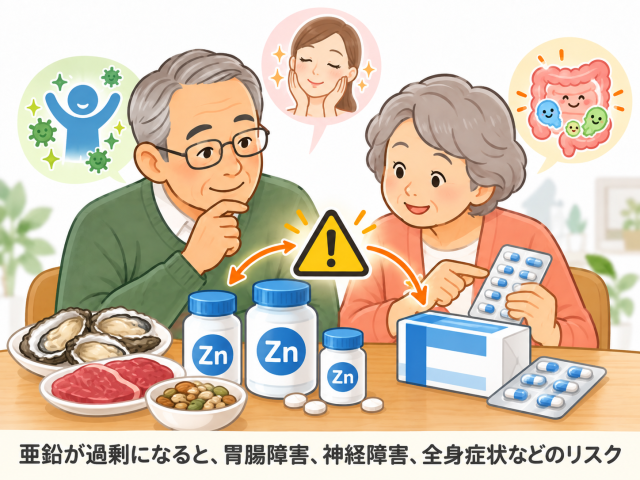 イラスト_亜鉛過剰摂取