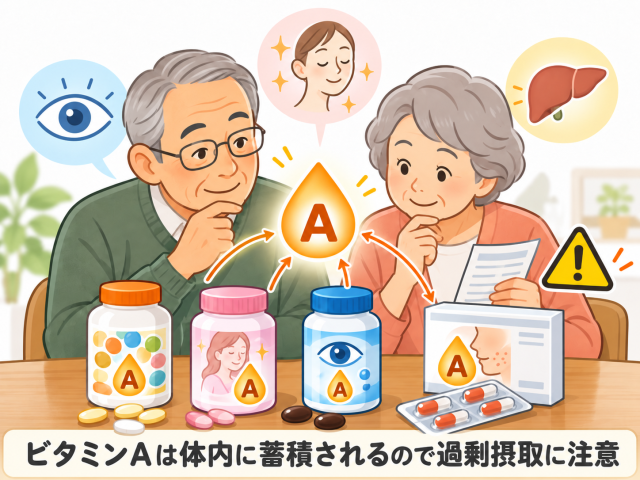 イラスト_ビタミンA過剰摂取