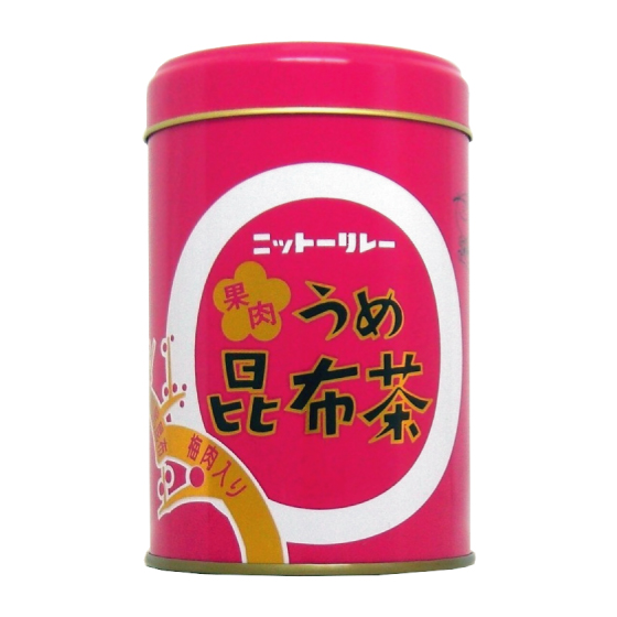 【10月末製造終了】果肉うめ昆布茶 120g缶（60g×2袋） 【0612】
