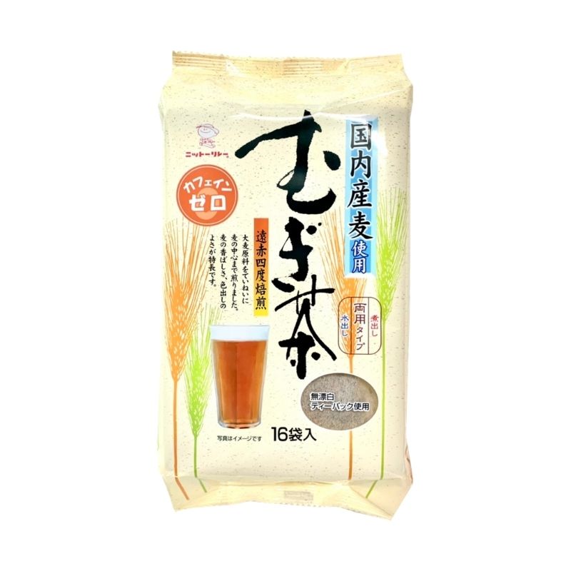 国内産】麦茶ティーパック9g×16袋 ニットーリレー