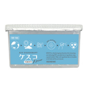消臭剤ケスコ(kesco) 冷蔵庫用 124g　置き型/無香/天然消臭成分/1～2ヶ月/バイオ消臭剤