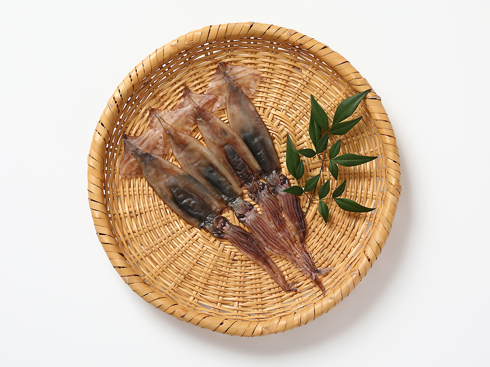 いかの丸干（ワタ入／小・60g×2〜4尾入）