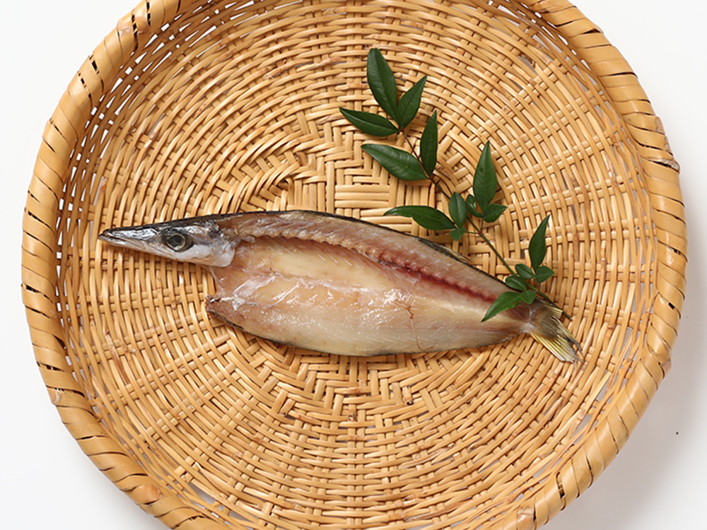 カマス開き　いしるだし干し