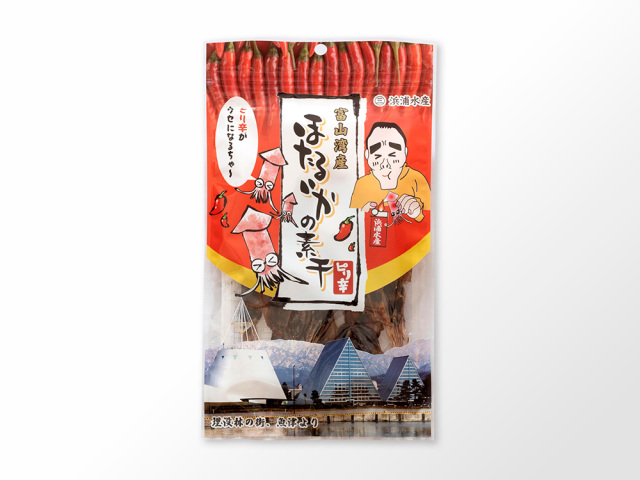 ほたるいか素干し　ピリ辛　新パッケージ