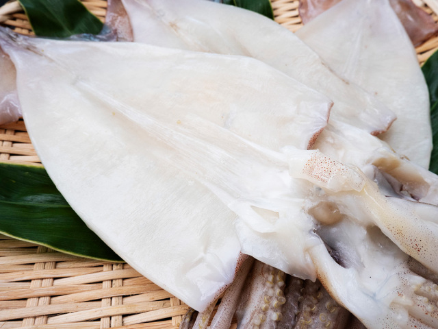 富山湾産 するめいか一夜干し ズーム