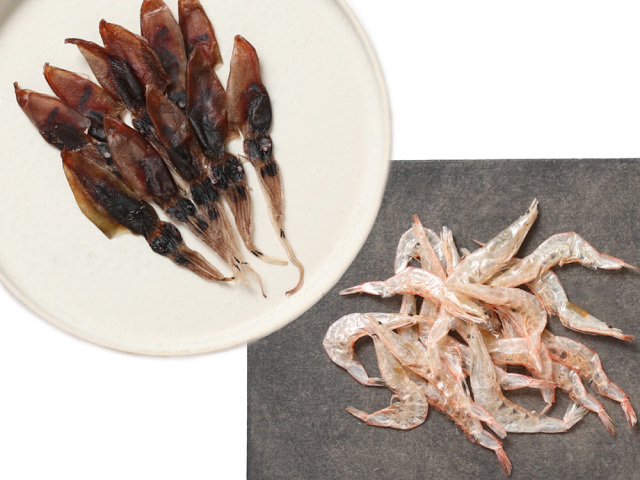 ほたるいか×白えび いしる干しセット【富山湾産】