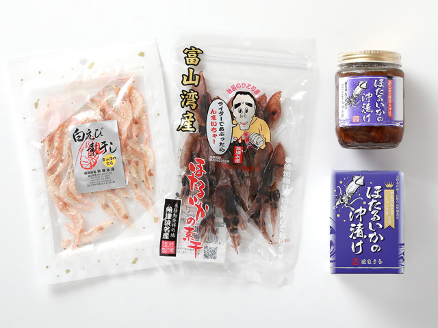 ほたるいか・白えびセット