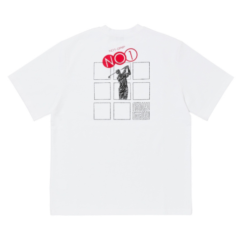 NO1 GRIP × Lenuce  ビンゴTシャツ / ホワイト (メンズ）