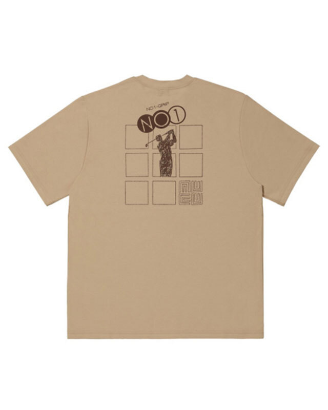 NO1 GRIP × Lenuce ビンゴTシャツ / ベージュ(レディース)