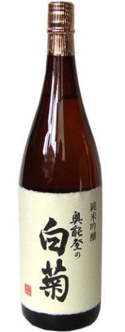 奥能登の白菊　純米吟醸1800ml（白藤酒造店）