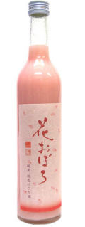 桃色純米にごり酒　花おぼろ　火入れ　500ｍｌ