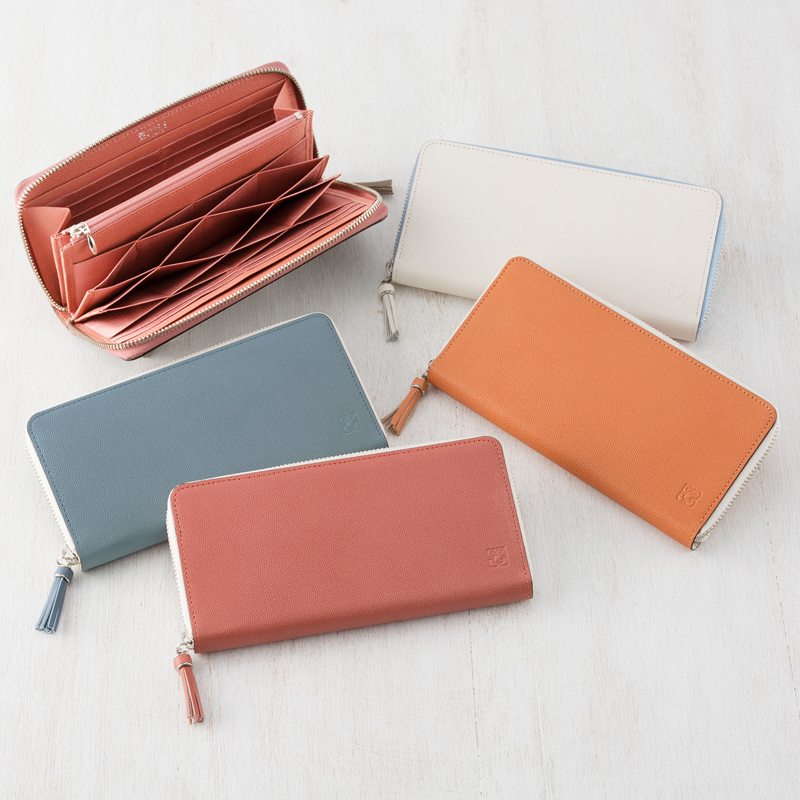 ＳＡＬＥ 商品！【キプリス】ハニーセル長財布(３方ラウンドファスナー束入)■グラーノ [8590-4]