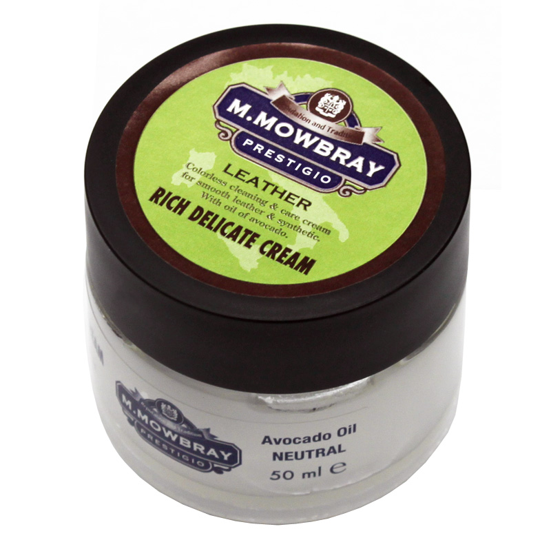 ヌメ革にオススメ◆ラッピング対象外【M.モゥブレィ プレステージ】リッチデリケートクリーム ＜ 50ml ＞ [900015]
