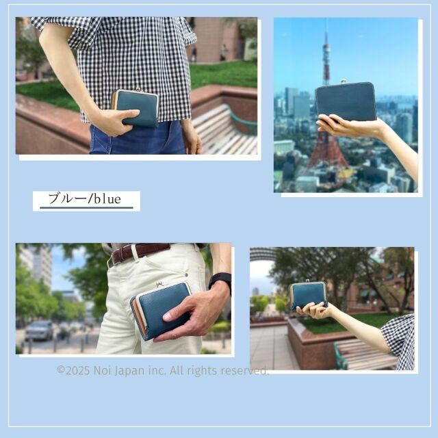 【ヘレナ】がま口札入(ミドルウォレット)■アリゾナレザー