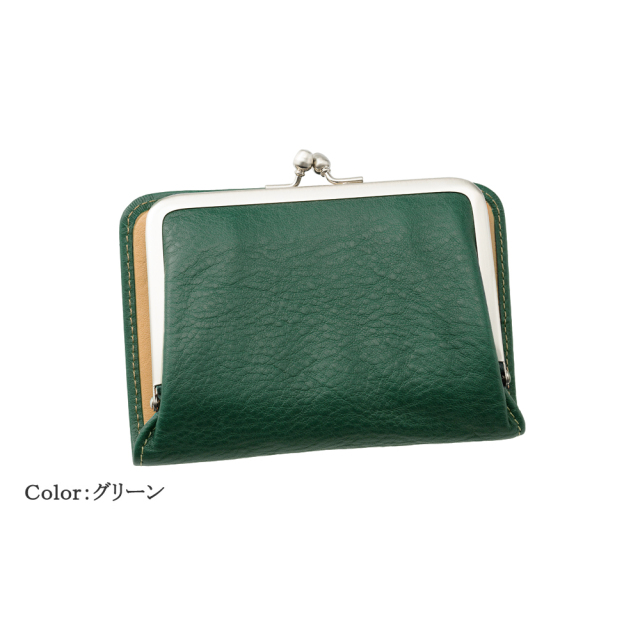 ノイジャパン限定商品【ヘレナ】がま口札入(ミドルウォレット