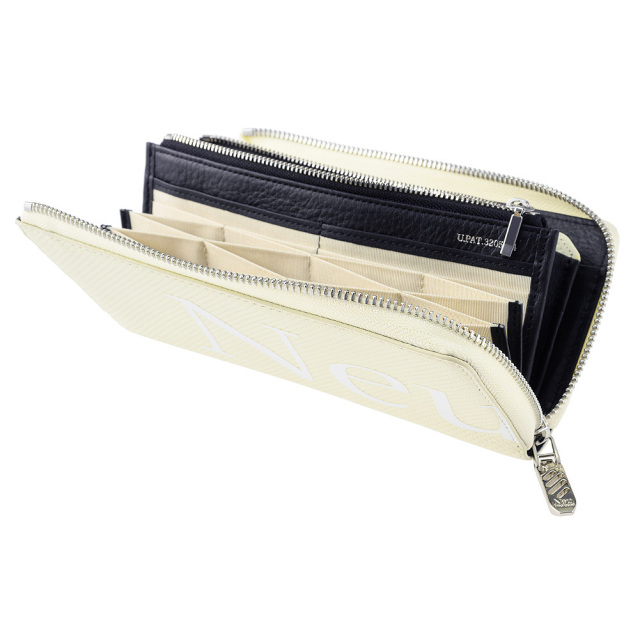 ノイインテレッセ】ハニーセル長財布(L字ラウンドファスナー)□Sayaka