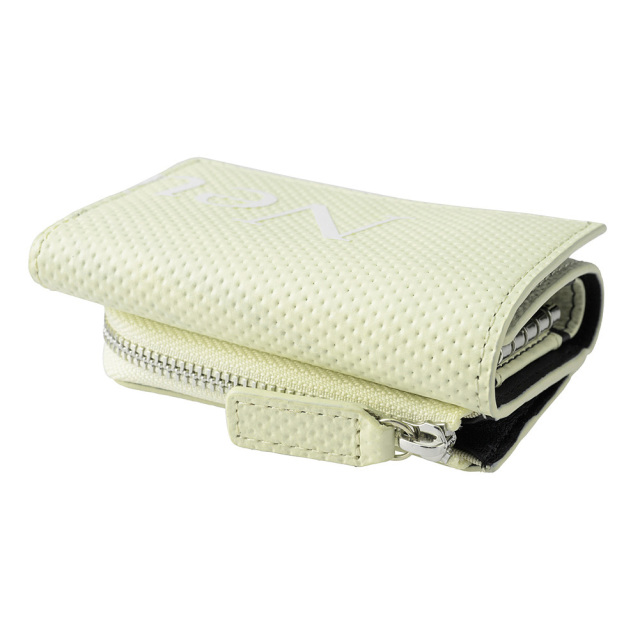 【新品未使用、最終お値下げ】IENA ×FELLER コラボネイビー×白 ノイインテレッセ】三つ折り財布(キーケース対応)□Sayaka.S model