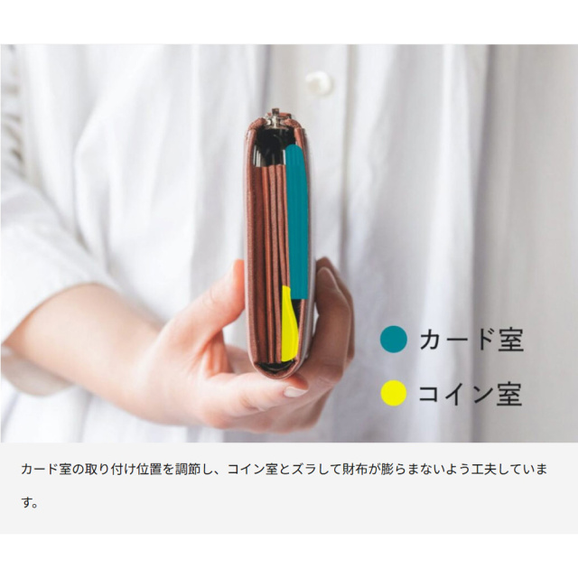 キプリス】コンパクトハニーセル長財布(L字ラウンドファスナー束入 キプリス】コンパクトハニーセル長財布(L字ラウンドファスナー束入