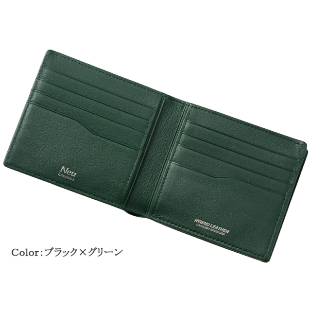 ノイインテレッセ】二つ折り財布(外BOX小銭入れ付き札入)□シャッテン 2.0