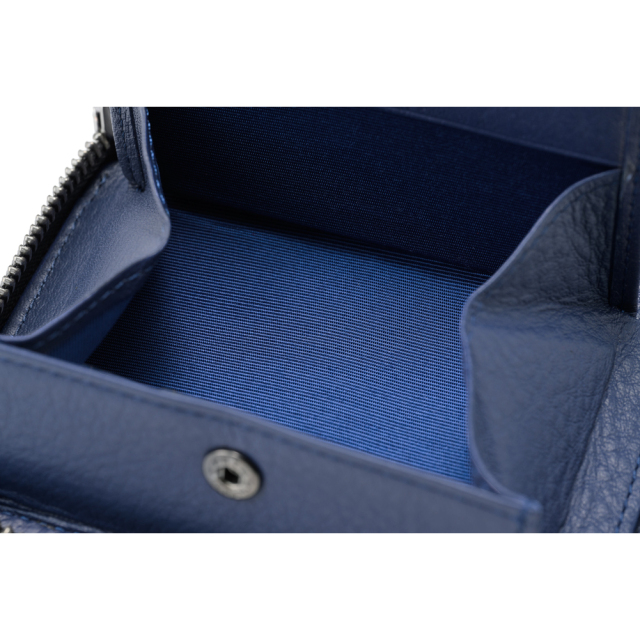 【ノイインテレッセ】二つ折り財布(縦型ラウンドファスナー・中ベロ付き札入)■シャッテン 2.0