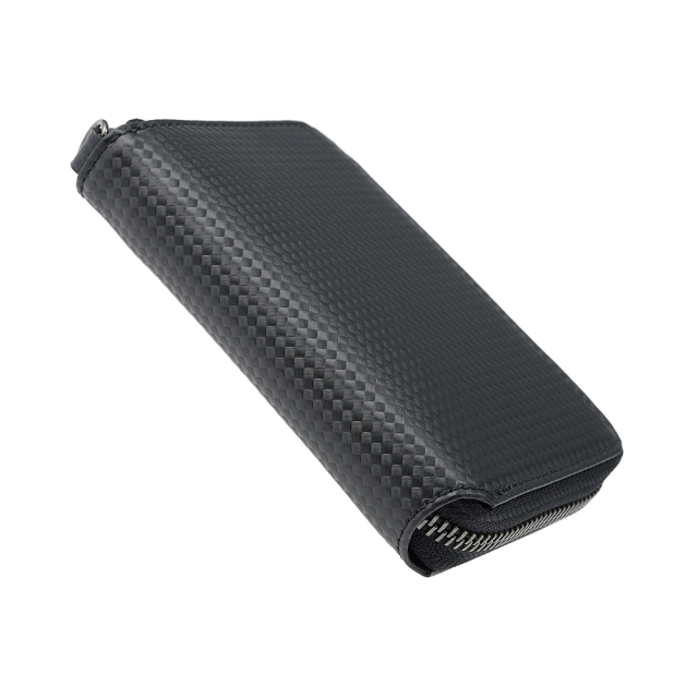 【ノイインテレッセ】二つ折り財布(縦型ラウンドファスナー・中ベロ付き札入)■シャッテン 2.0