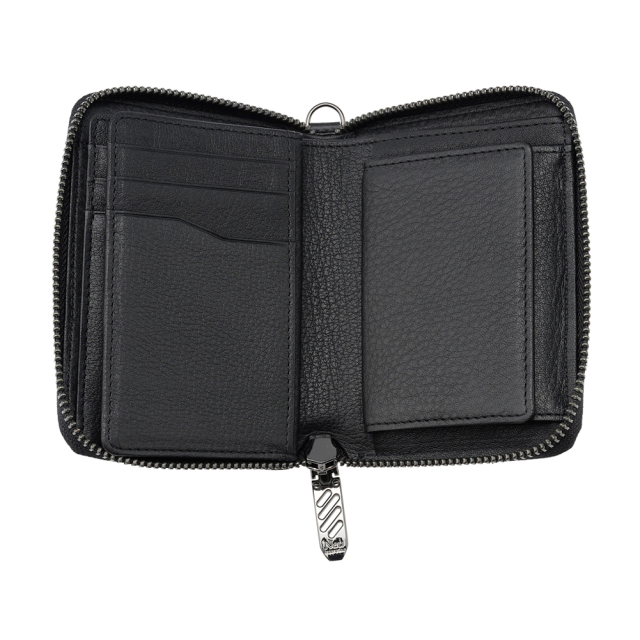 【ノイインテレッセ】二つ折り財布(縦型ラウンドファスナー・中ベロ付き札入)■シャッテン 2.0