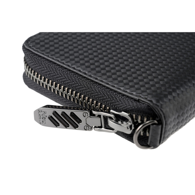 【ノイインテレッセ】二つ折り財布(縦型ラウンドファスナー・中ベロ付き札入)■シャッテン 2.0