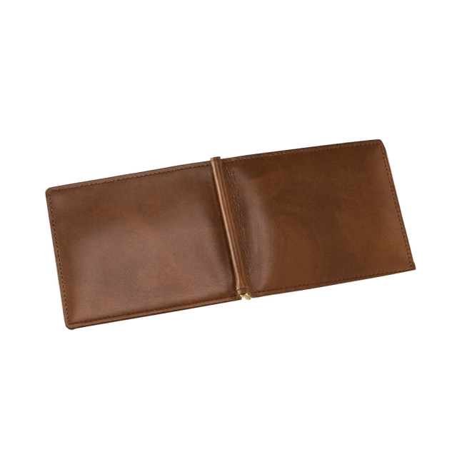 【キプリス】札ばさみ/マネークリップ■シラサギレザー