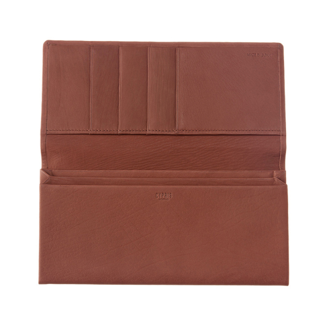 【キプリス】長財布(風琴マチ束入・小銭入れなし)■レーニアカーフ