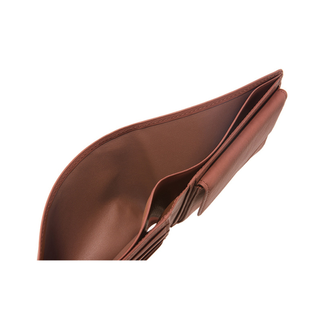 夏セール！新品未使用！キプリス　レーニアカーフ　二つ折り財布 キプリス】二つ折り財布(小銭入れ付き札入)□レーニアカーフ