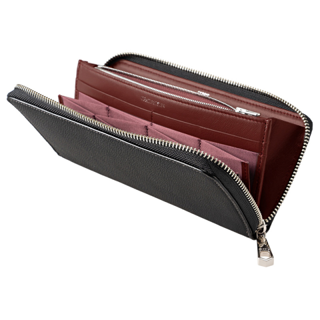 [キプリス] ハニーセル長財布(ラウンドファスナー束入)■スパークリングカーフ キプリス】ハニーセル長財布(ラウンドファスナー束入)□スパークリング