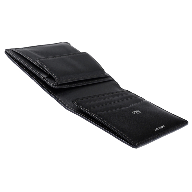 【キプリス】コンパクト札入■スパークリングカーフ