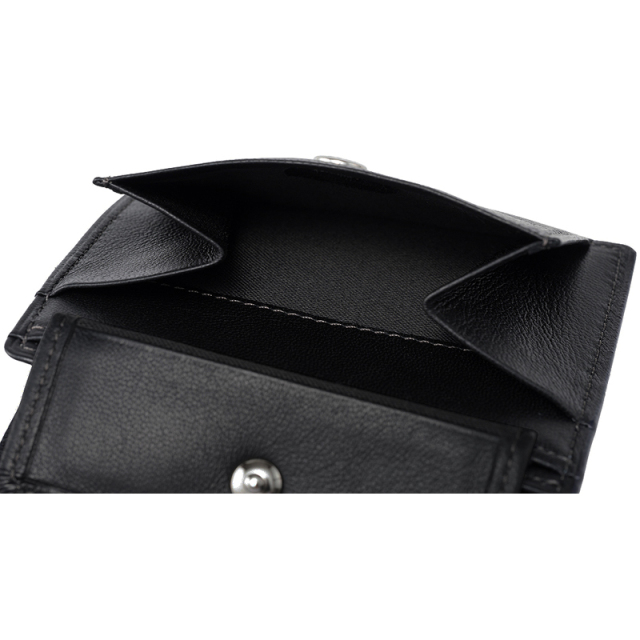 【キプリス】コンパクト札入■スパークリングカーフ