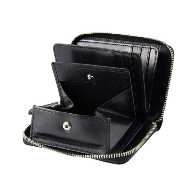 キプリス】二つ折り財布(中ベロ付きミドルウォレット)□ルミノアニリン