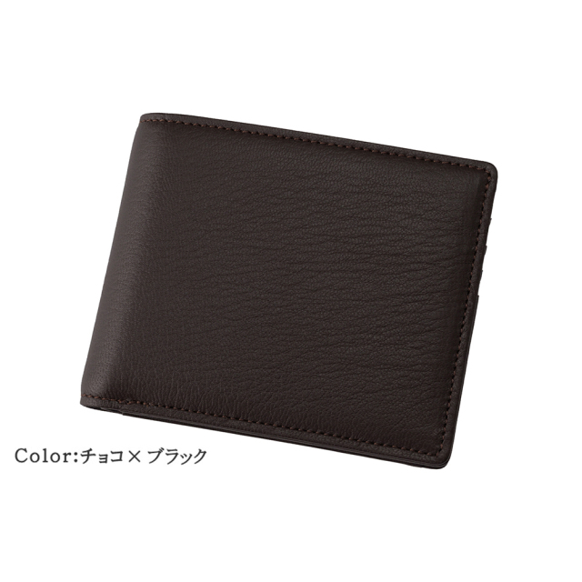 【キプリス】二つ折り財布(小銭入れ付き札入)■ファインディア