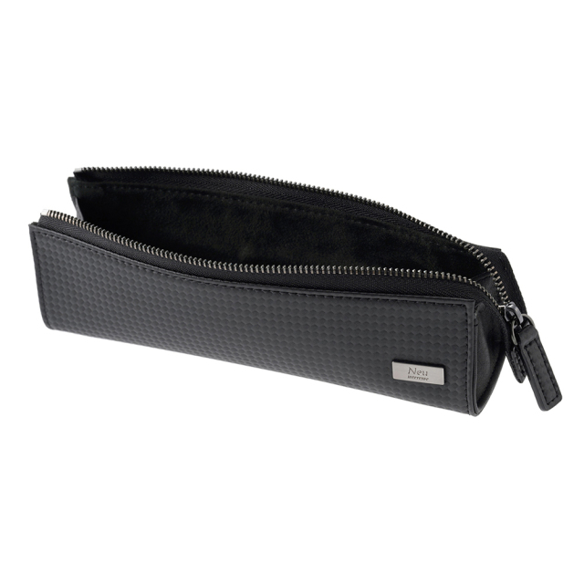 ノイインテレッセ】ペンケース□カーボンファイバーキュア