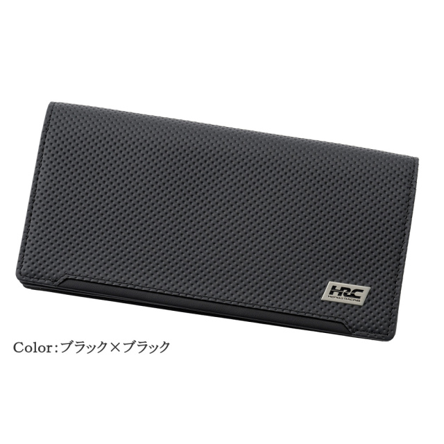【ノイインテレッセ×HRC】長財布(小銭入れ付き通しマチ束入)■ＢＲ -Black＆Red-