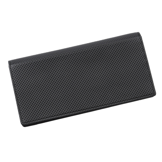 【ノイインテレッセ×HRC】長財布(小銭入れ付き通しマチ束入)■ＢＲ -Black＆Red-
