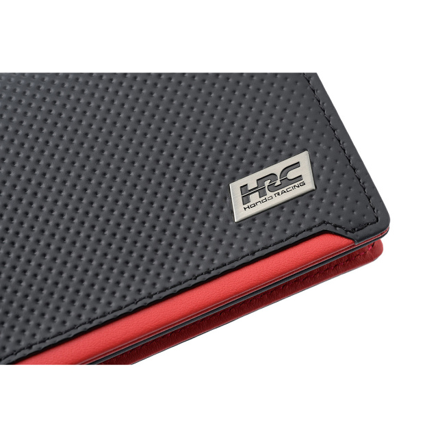 【ノイインテレッセ×HRC】名刺入れ(通しマチ)■ＢＲ -Black＆Red-