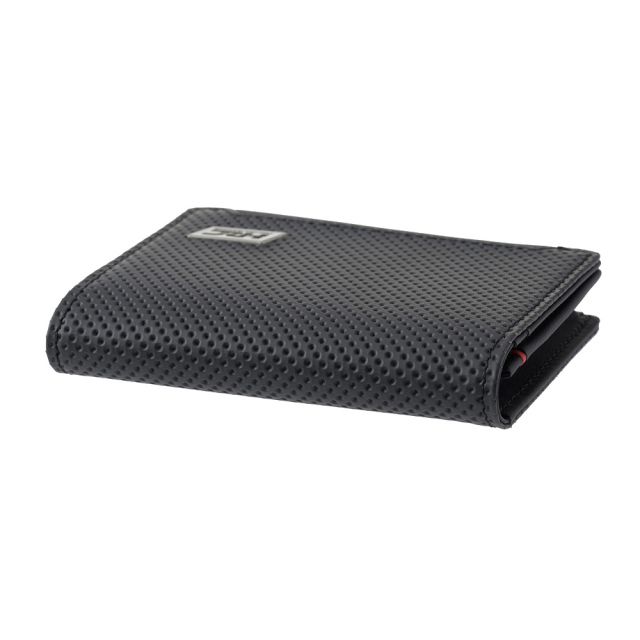 【ノイインテレッセ×HRC】名刺入れ(通しマチ)■ＢＲ -Black＆Red-