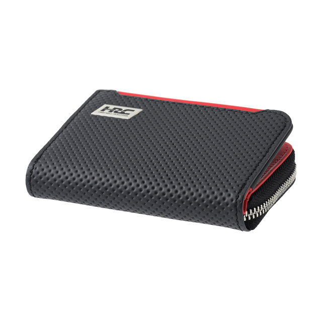ノイインテレッセ×HRC】小銭入れ付きキーケース□BR -Black＆Red-