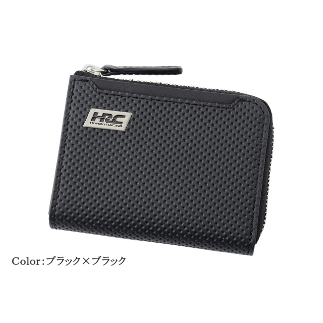 【ノイインテレッセ×HRC】小銭入れ■ＢＲ -Black＆Red-