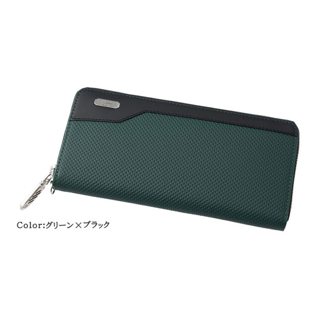 ノイインテレッセ】ギャルソンハニーセル長財布(ラウンドファスナー